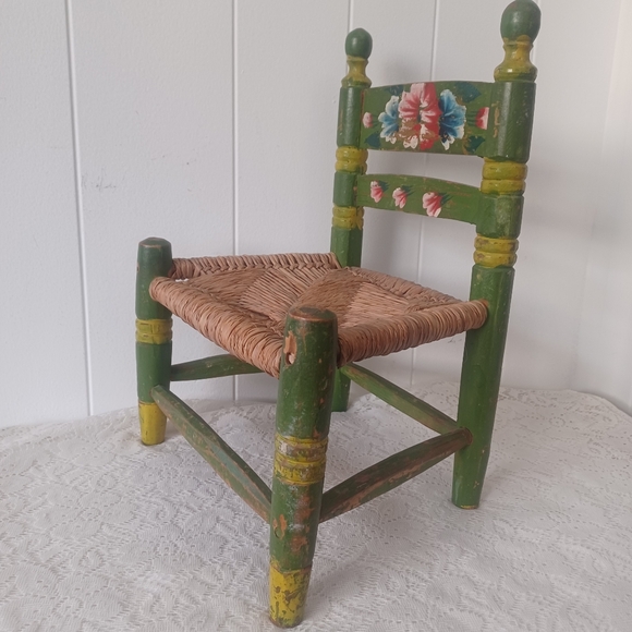 Mexican Folk Art Mini Chair - Picture 8 of 8